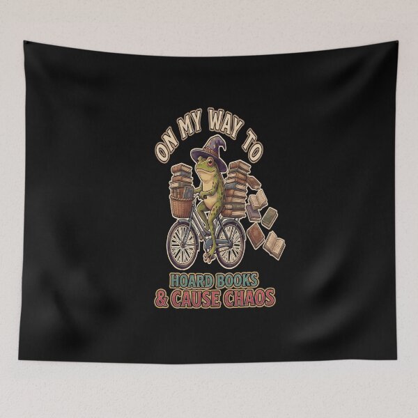 Item preview, On-My-Way-to-Hoard-Books-and-Cause-Chaos designed and sold by w66aboo.