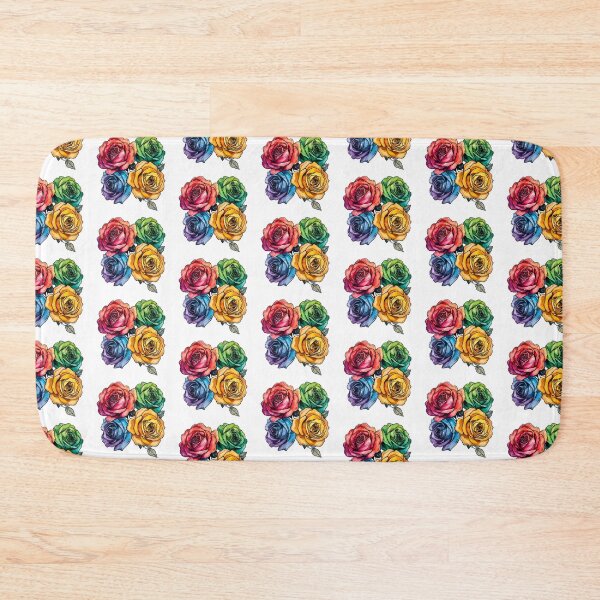 Item preview, Rainbow Rose flower bouquet designed and sold by uunaa.