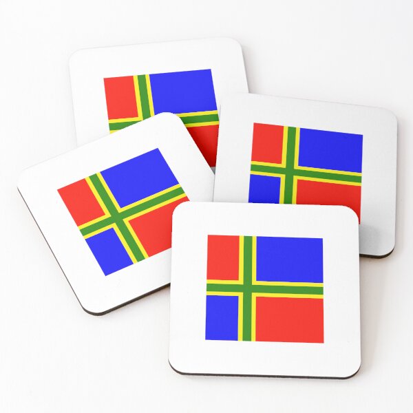 Item preview, Folksprak flag square designed and sold by LuluTestudo1.