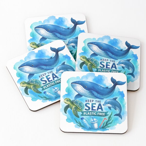 Item preview, Keep The Sea Plastic Free Ocean Animals designed and sold by FunnyTeeByMe.