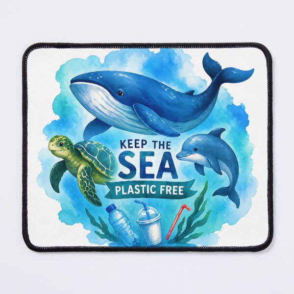 Item preview, Keep The Sea Plastic Free Ocean Animals designed and sold by FunnyTeeByMe.