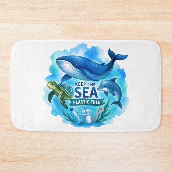 Item preview, Keep The Sea Plastic Free Ocean Animals designed and sold by FunnyTeeByMe.