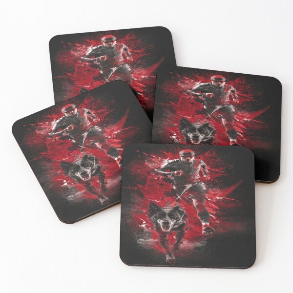 Item preview, Canicross Power Run – Dynamic Dog & Runner Streetwear Art designed and sold by karimahmed84.