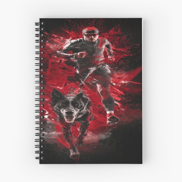 Item preview, Canicross Power Run – Dynamic Dog & Runner Streetwear Art designed and sold by karimahmed84.