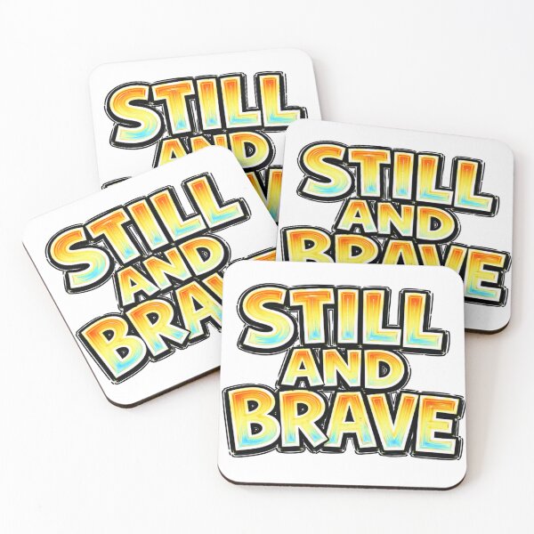 Item preview, STILL AND BRAVE – hand drawn childlike typography designed and sold by Mac Sketches.