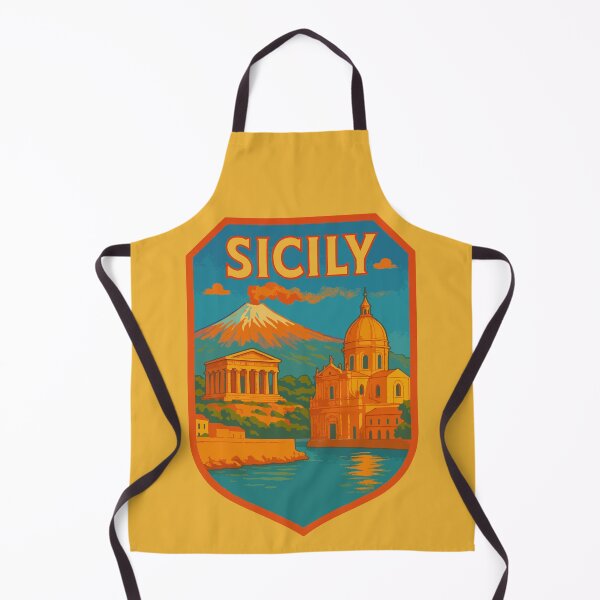 Item preview, Sicily Travel Souvenir Sticker designed and sold by rogue-design.