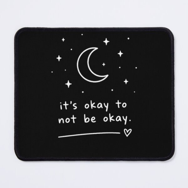 Item preview, Is ok to not be ok depressed quote designed and sold by fadeinkstudio.