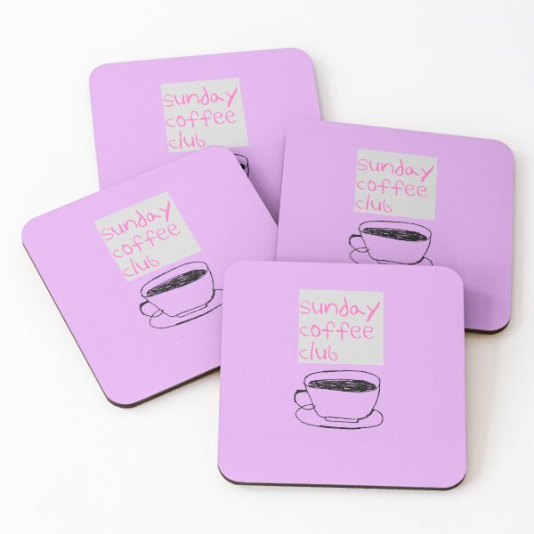 Item preview, Sunday Coffee Club Minimalist Illustration designed and sold by MahiDigitalArts.