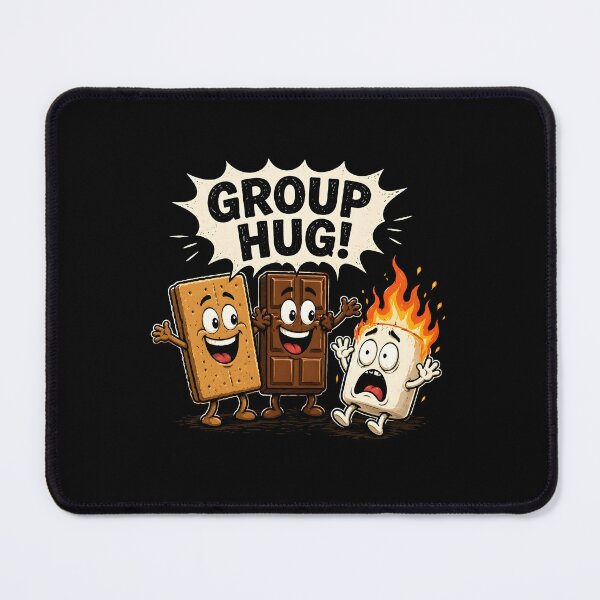 Item preview, Camping Group Hug Smores Marshmallow & Campfire designed and sold by zoes-ink.