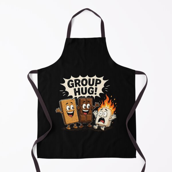 Item preview, Camping Group Hug Smores Marshmallow & Campfire designed and sold by zoes-ink.