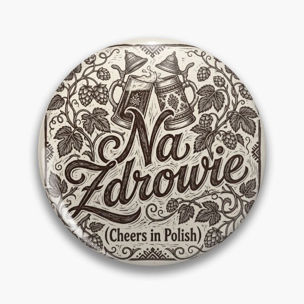 Item preview, Na Zdrowie Polish Cheers Beer Steins Woodcut designed and sold by ryanguas.