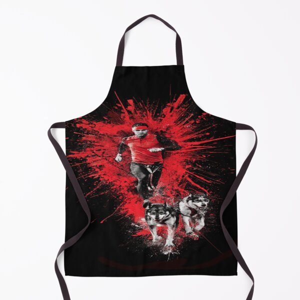 Item preview, Canicross Sprint Explosion – Red & Black Energy Burst Athletic Motion Design designed and sold by karimahmed84.