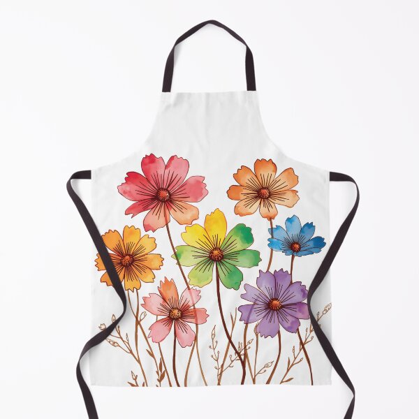 Item preview, flor de cosmos arcoíris designed and sold by uunaa.