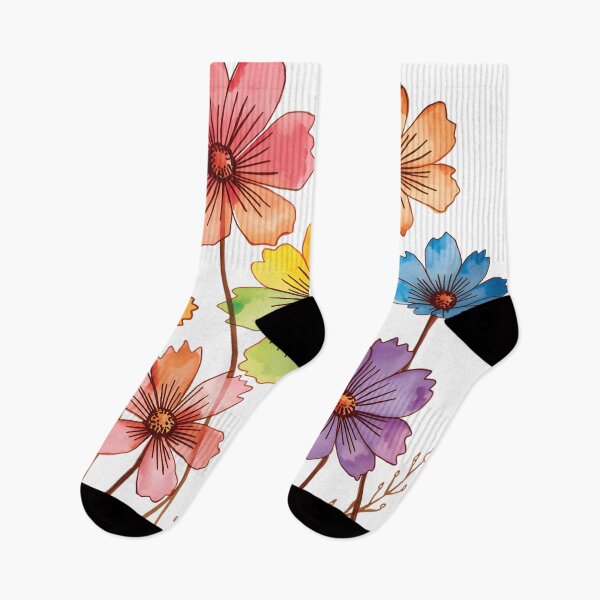 Item preview, Rainbow cosmos flower  designed and sold by uunaa.