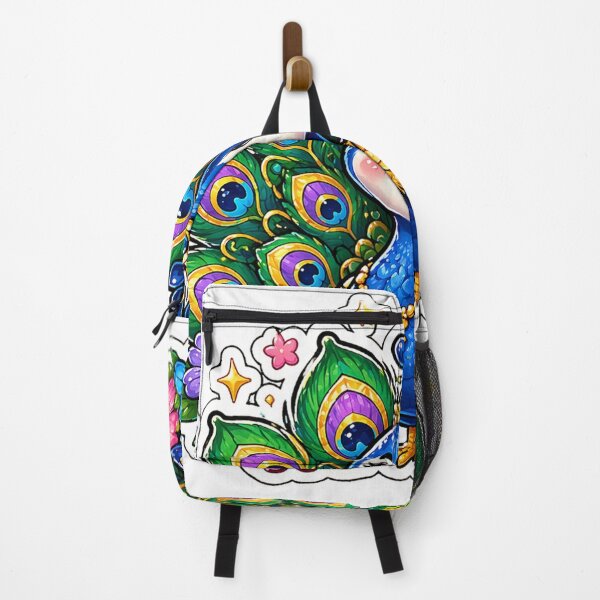 Item preview, Cute Kawaii Peacock Indian Bird Colorful Sticker designed and sold by OsmosisShop.