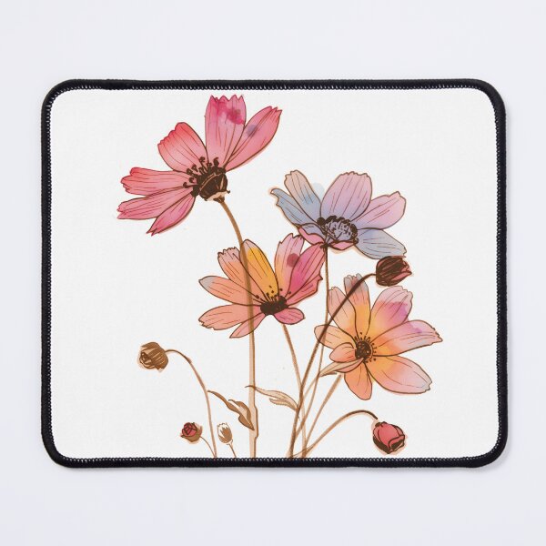Item preview, Rainbow cosmos flower designed and sold by uunaa.