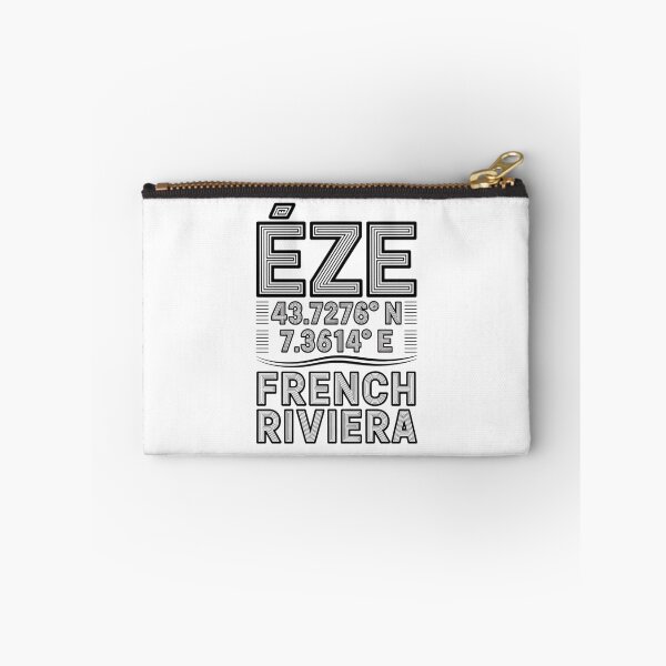 Item preview, Èze France Coordinates T-Shirt – French Riviera Travel Tee, Bold Outline Typography, Minimal Location Streetwear designed and sold by Timeless Design.