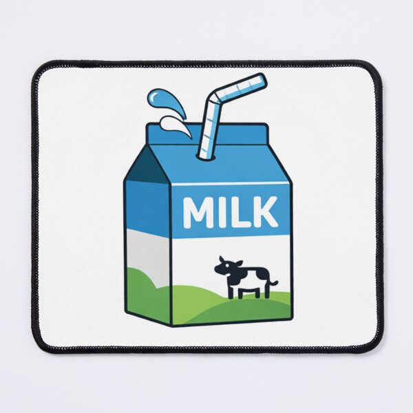Item preview, Fresh Milk Carton with Cow and Straw designed and sold by Owcomm.