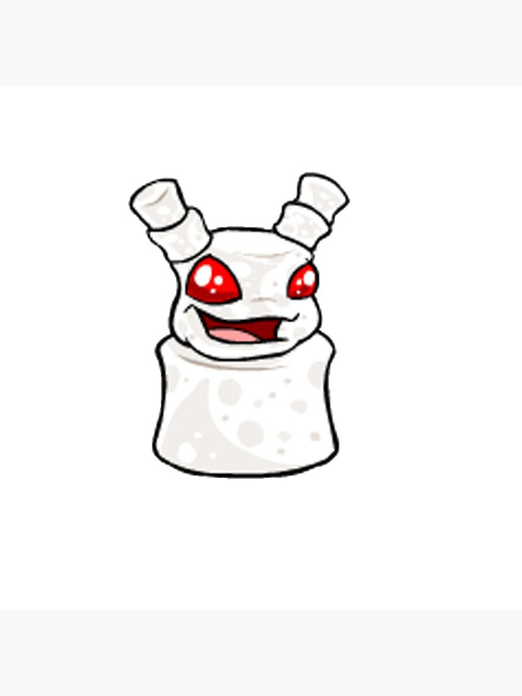 "Neopets Marshmallow Grundo" Poster by ienjoydogs Redbubble