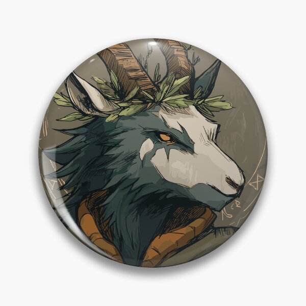 Item preview, Mythical Horned Shaman Portrait - Pagan Art designed and sold by bapupa.