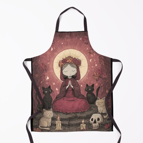 Item preview, Witch Goddess and Familiars - Pagan Art designed and sold by bapupa.