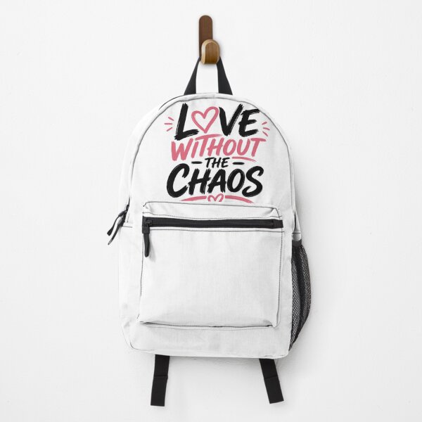Item preview, Love Without the Chaos Shirt, Healthy Relationship Quote, Self Love Typography Design designed and sold by JagrDesigns.
