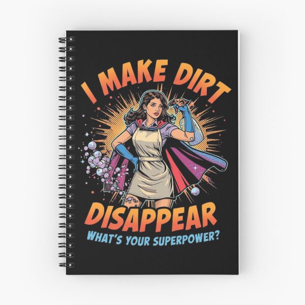 Item preview, Cleaner Superpower Funny Housekeeper Gift Bold Comic Style Cleaning Humor designed and sold by YourTrendyTees.