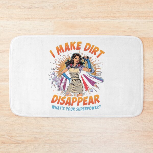 Item preview, Cleaner Superpower Funny Housekeeper Gift Bold Comic Style Cleaning Humor designed and sold by YourTrendyTees.