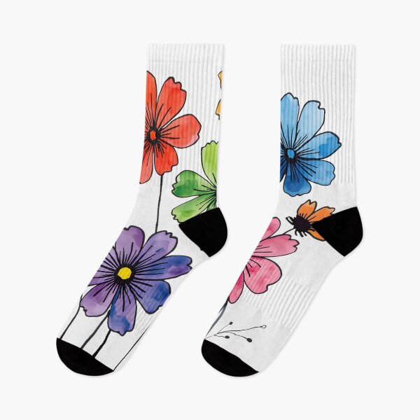 Item preview, Rainbow cosmos flower  designed and sold by uunaa.