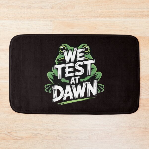 Item preview, We Test At Dawn Funny Frog Test Day – Funny Testing Day Exam designed and sold by Redgiant87x.