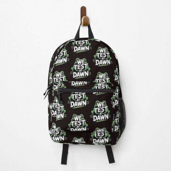 Item preview, We Test At Dawn Funny Frog Test Day – Funny Testing Day Exam designed and sold by Redgiant87x.