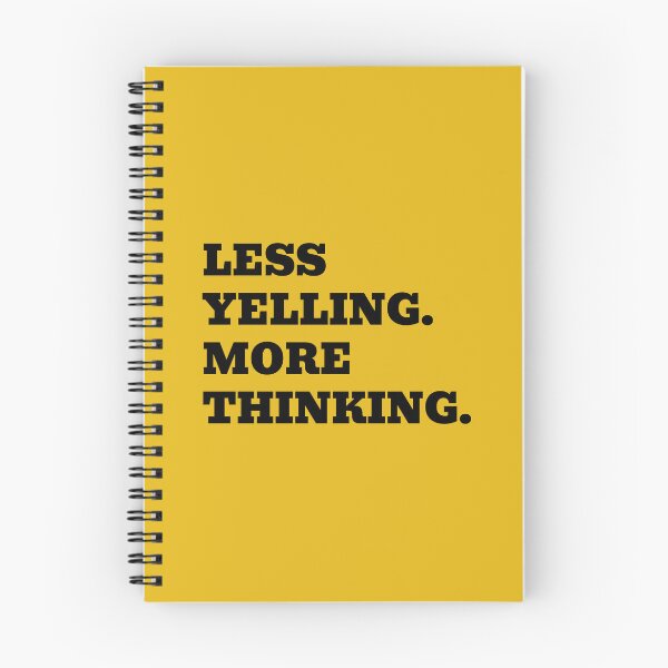 Item preview, Less Yelling More Thinking designed and sold by WakeNBake-Tees.