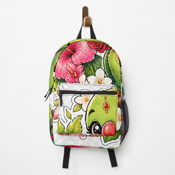 Item preview, Pretty Parrot Cute Kawaii Indian Bird Sticker designed and sold by OsmosisShop.