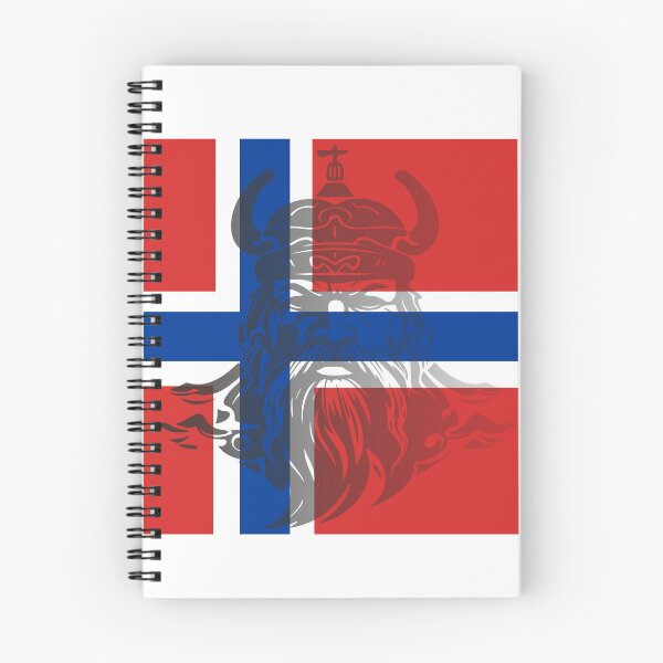 Item preview, Norwegian flag with Viking designed and sold by 3coma14.