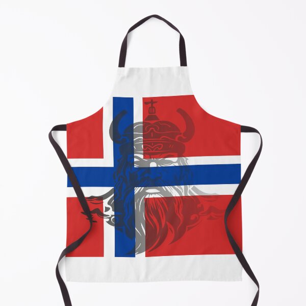 Item preview, Norwegian flag with Viking designed and sold by 3coma14.