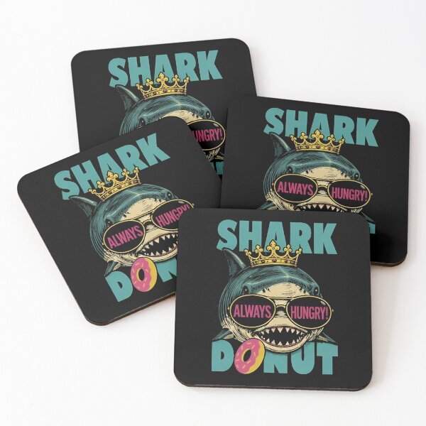 Item preview, Shark Donut Always Hungry King - Funny Crown Sunglasses designed and sold by Supri123.