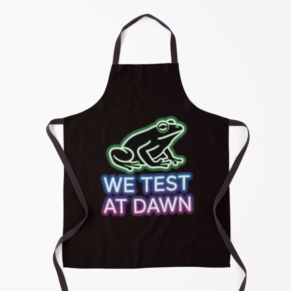 Item preview, We Test At Dawn Funny Frog Test Day – Funny Frog Meme Testing Day designed and sold by Redgiant87x.