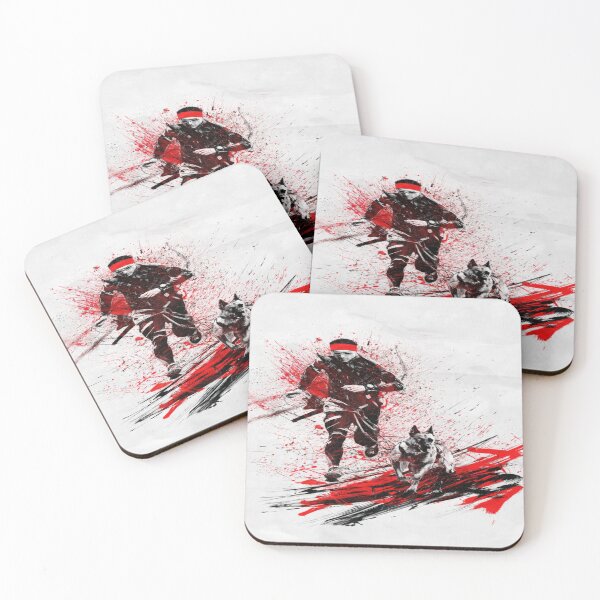 Item preview, Canicross Sprint Explosion – Red & Black Energy Burst Athletic Motion Design designed and sold by karimahmed84.