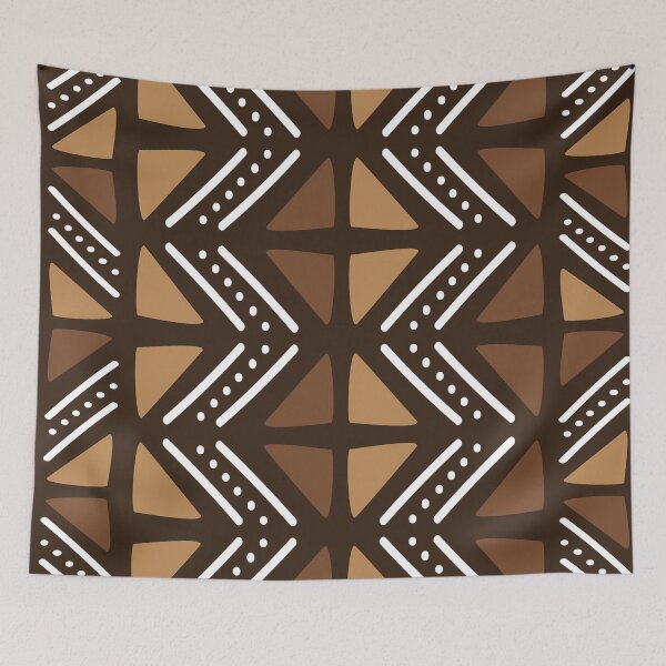 Item preview, Traditional Bogolan Pattern from Mali designed and sold by Wolagno.