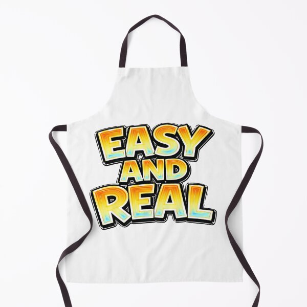 Item preview, EASY AND REAL – hand drawn childlike typography designed and sold by Mac Sketches.