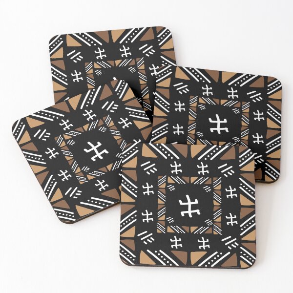 Item preview, Traditional Bogolan Pattern from Mali designed and sold by Wolagno.