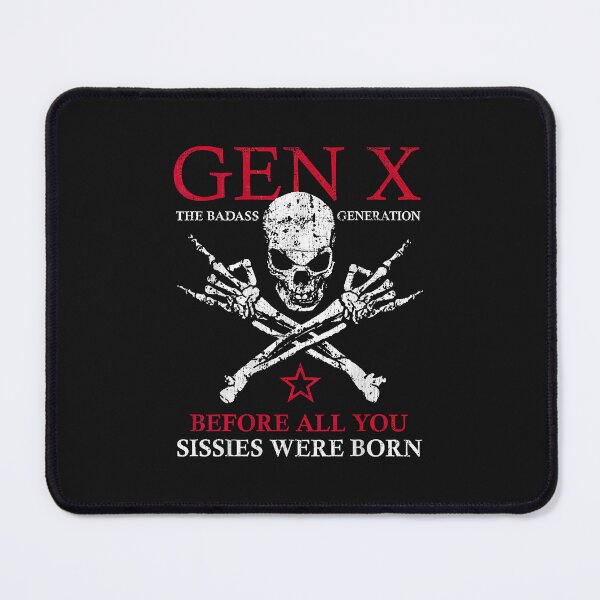Item preview, Gen X Original Generation Skull Crossbones Distressed designed and sold by anngon66.