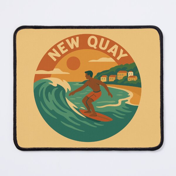 Item preview, New Quay Travel Souvenir Sticker designed and sold by rogue-design.