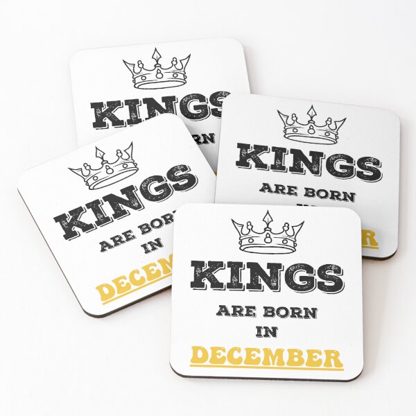 Item preview, Kings Are Born In December Birthday Gift for Him designed and sold by CyfroweMysli.