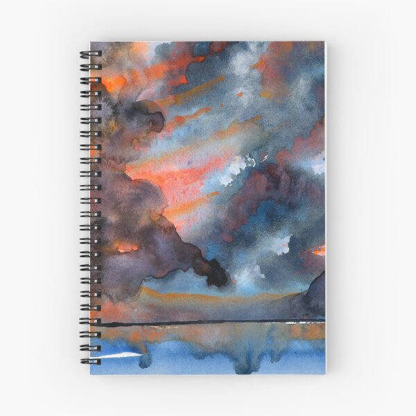 Item preview, Neon Storm at Twilight - Atmospheric Skyscape designed and sold by Cass Harker Studio.