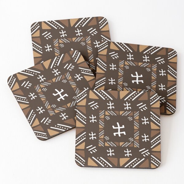 Item preview, Traditional Bogolan Pattern from Mali designed and sold by Wolagno.