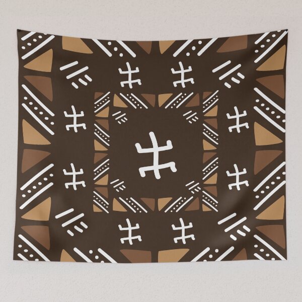 Item preview, Traditional Bogolan Pattern from Mali designed and sold by Wolagno.