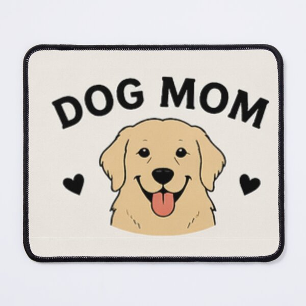 Item preview, Dog Mom quote designed and sold by fadeinkstudio.