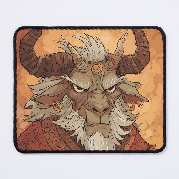 Item preview, Pagan Horned Bull Deity Pagan God designed and sold by bapupa.