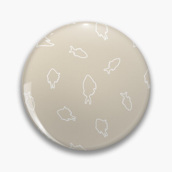 Item preview, Seamless pattern of white fish outline on angora background designed and sold by VitSArt.